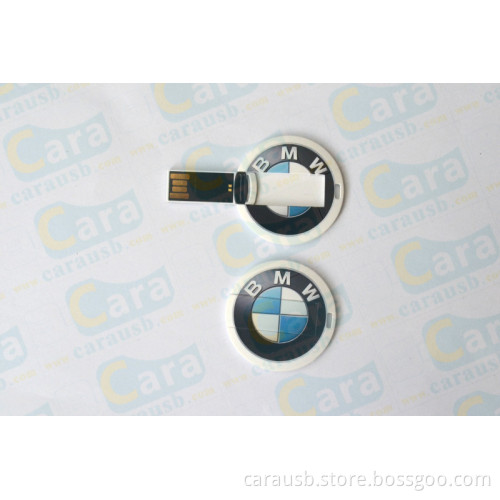 CIRCLE Card USB Flash Drive mini bank cards plastic usb flash memory 8GB rounded cards design